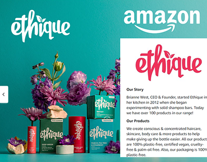 Amazon Brand Story - Ethique