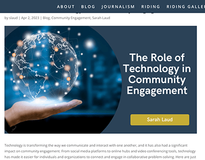 The Role of Technology in Community Engagement