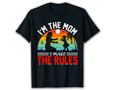 Mom T-shirt design mom t-shirt