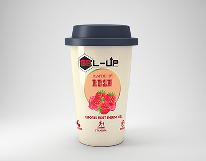Raspberry Rash Label Design | Label For GEL-UP Brand