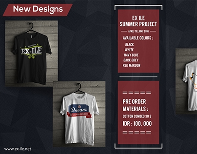 EX-ILE Summer Project (T-Shirt)