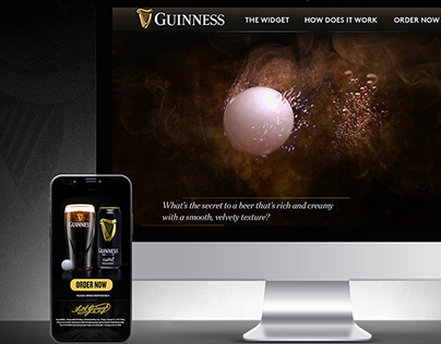 Guinness responsive design ©LiRon H