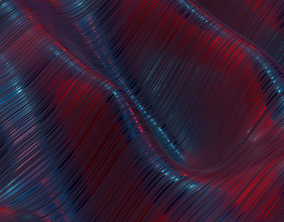 Abstract 3D Rendering of Soft Waves