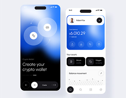 Crypto Wallet - Finance App & UX UI Design