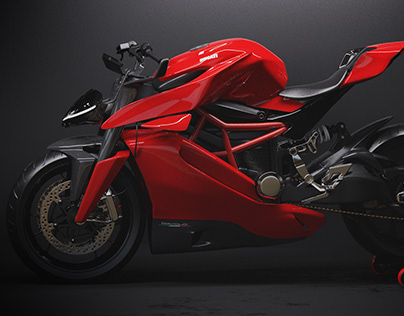 Project thumbnail - DUCATI DIAVOLO -MOTORCYCLE DESIGN PROJECT