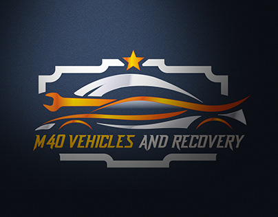 car and recovery logo design