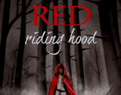 Cover art for "Little Red Riding Hood" story