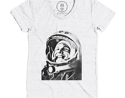 Yuri Gagarin - the first human in space - T-shirt