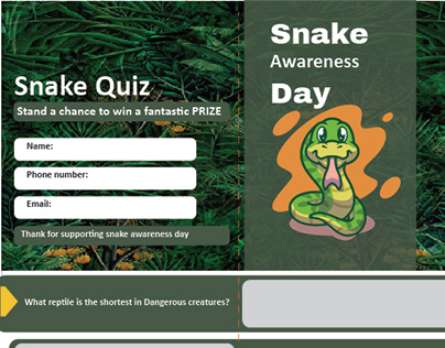 Snake Day Questionaire cover