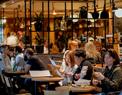 Concept & Graphic ID Grand Café Schiphol Plaza