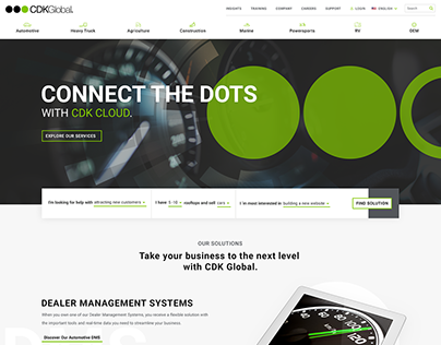 CDK Global Website Design