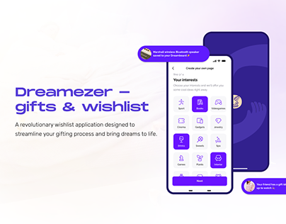 Dreamezer App — Gifts & Wishlist — UX Case Study
