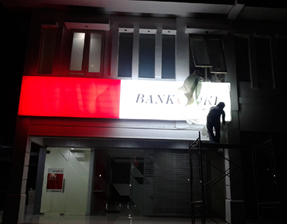 Neonbox Bank DKI KCP Bintaro