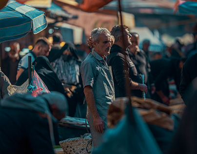 Fish market in Rasht