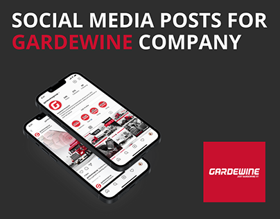 Social media posts for Gardewine