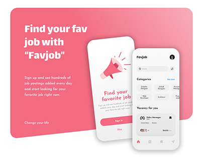 "Favjob" Mobile App
