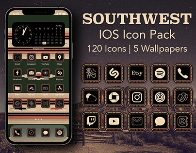 Southwest Theme App Icons