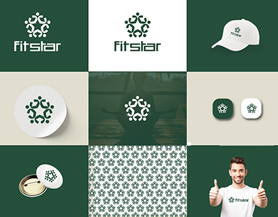 FItstart logo design brand style guidelines design