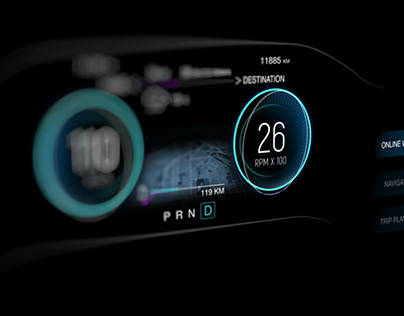 Car graphic interface - HMI