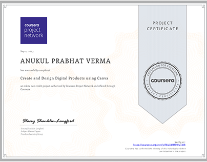 Project Certificate