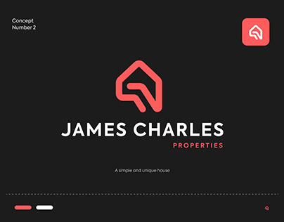 James Charles Properties Logo Design