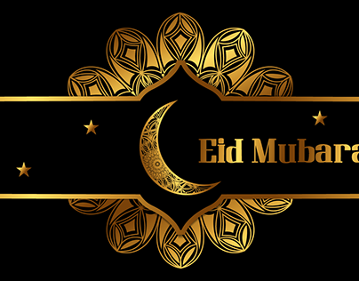 Eid Background And Islamic Mandala Design Vector