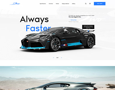 Bugatti Divo presentation | Landing page
