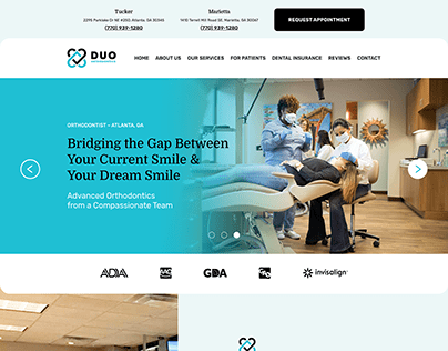 UX/UI Duo Dental Website - Proposal