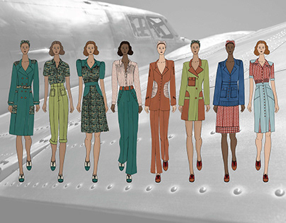 1940s Military-Inspired Fashion