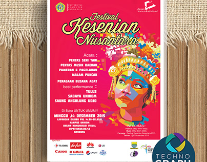 Poster Design Festival Kesenian Nusantara