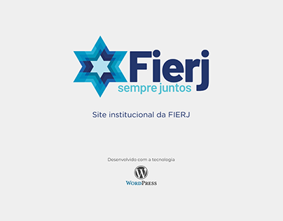 Site institucional da FIERJ