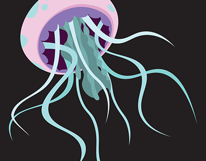 Vector Jellyfish Illustration