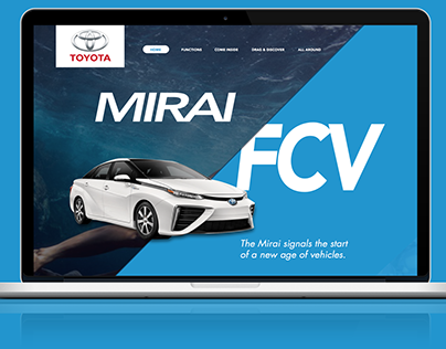 Toyota Mirai microsite