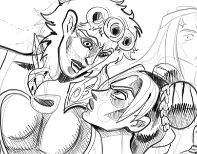 Jolyne and Giorno