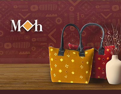 MOH Bandhani Bags Branding