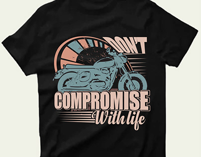 Vintage Biker T shirt Design