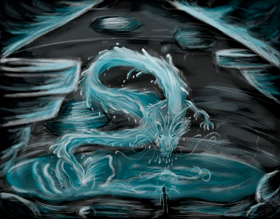 Water Dragon Illustration