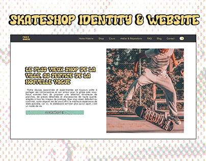 Project thumbnail - Skateshop identity & website