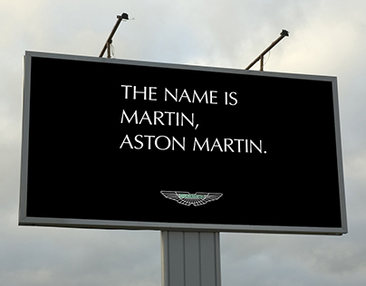 Aston Martin Billboard AD
