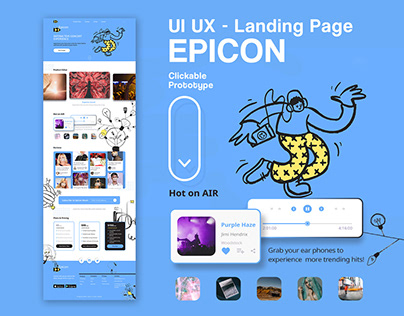 UI UX - Landing Page - EPICON