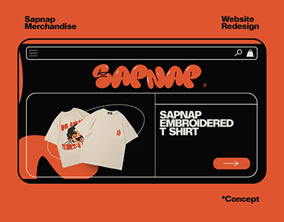 Sapnap Merch Website Redesign (Concept)