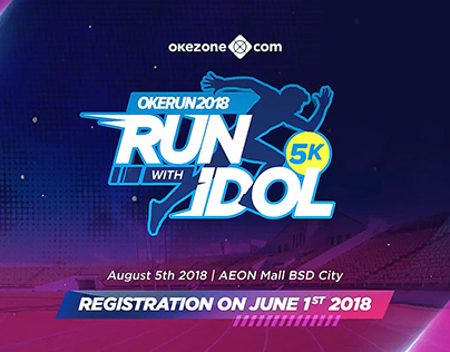 Run with Idol Motion Graphic Video - Okezone