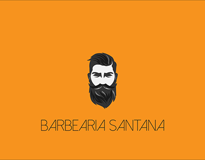 Logo Design (Barbearia Santana)