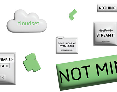 CLOUDSET 3D STICKERS