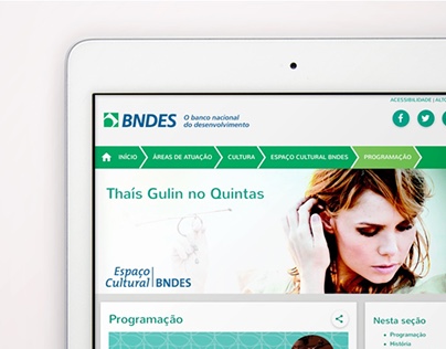 Site Institucional do BNDES