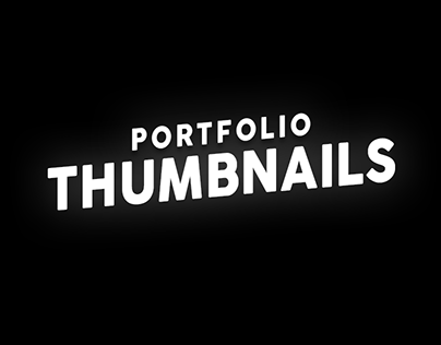 Thumbnail Design | Protfolio