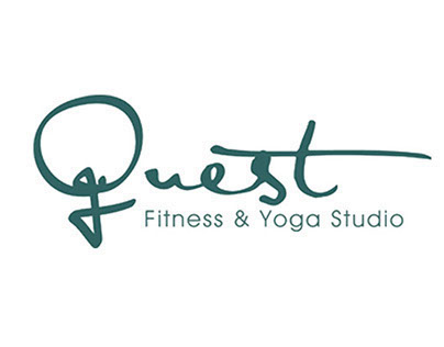 Quest Fitness & Yoga Studio brochure, ads & punchcards
