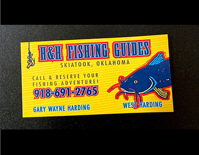 Fun Fishing Guide Business Card
