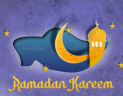 Ramadan Kareem Paper Cut Design By Fingvo Sohail mn