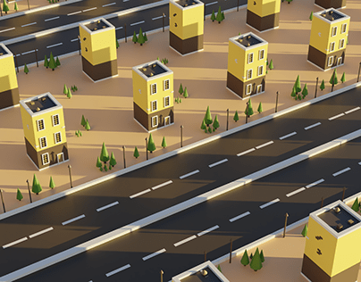 Low poly Buildings